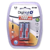 Digivolt Batterie Rechargeable AA/R6 1400mAh BT2-1400 2 Unités
