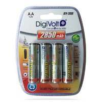 Digivolt Batterie Rechargeable AA/R6 2850mAh BT4-2850 4 Unités
