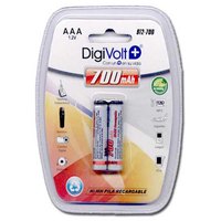 Digivolt Batterie Rechargeable AAA/R3 700mAh BT2-700 2 Unités
