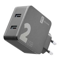 Interphone cellularline Double Plug USB 12W+12W Charger