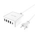 Celly Cargador 4 USB+1 Type C Home Charging Station