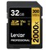 Lexar Carte Mémoire Professional 2000x SD Class 10 32GB