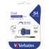 Verbatim Pendrive Store N Go Dual USB 3.0 64GB