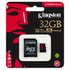 Kingston Tarjeta Memoria Canvas React Micro SD Class 10 32GB+Adaptador SD