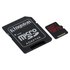 Kingston Tarjeta Memoria Canvas React Micro SD Class 10 64GB+Adaptador SD