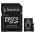 Kingston Canvas Select Plus Micro SD Class 10 256 Go+SD Adaptateur Mémoire Carte