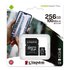 Kingston Canvas Select Plus Micro SD Class 10 256 Go+SD Adaptateur Mémoire Carte