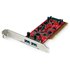Startech Tarjeta PCI USB 3.0 de 2 puertos con alimentación SATA