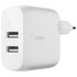 Belkin Chargeur Dual USB-A Wall Charger 12W X2