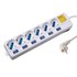 Eminent EW3932 Power Strip 6 Way With Surge Protection