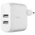 Belkin Dual USB-A 24W Charger+Lightning USB-A Cable 1 m