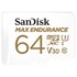 Sandisk Tarjeta Memoria Max Endurance 64GB Micro SDXC