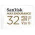 Sandisk Carte Mémoire Max Endurance 32GB Micro SDHC