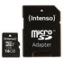 Intenso Tarjeta Memoria Micro SDHC 16GB Class 10 UHS-I Professional