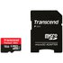 Transcend Tarjeta Memoria Micro SDHC 16GB Class 10 UHS-I 400x+Adaptador SD