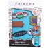 Bluesky With Patches Friends Velcro Notebook