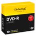 Intenso DVD-R 4.7GB Enregistrable 16x Vitesse 10 Unités