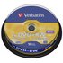 Verbatim CD-DVD-Bluray DVD+RW 4.7GB 4x Speed Cakebox 10 Units