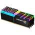 G.skill Mémoire RAM F4-3200C16Q-32GTZR Trident Z 32GB 4x8GB DDR4 3200Mhz RGB