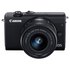 Canon Cámara EOS M200 Kit+EF-M 15-45+55-200 IS STM