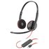 Poly Black Wire C3220 USB-A headphones