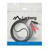 Lanberg Cable CA-MJRC-10CC-0015-BK Jack 3.5/2xRCA 1.5 m