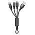 MyWay Câble USB Lightning USB-C Micro USB 2.4A 16 cm
