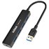 Nilox NXHUB-01 USB 3.0 MIDDELPUNT 4 Poorten