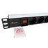 Equip Pluggar Med Switch Power Strip Rack 333293 19´´ 8